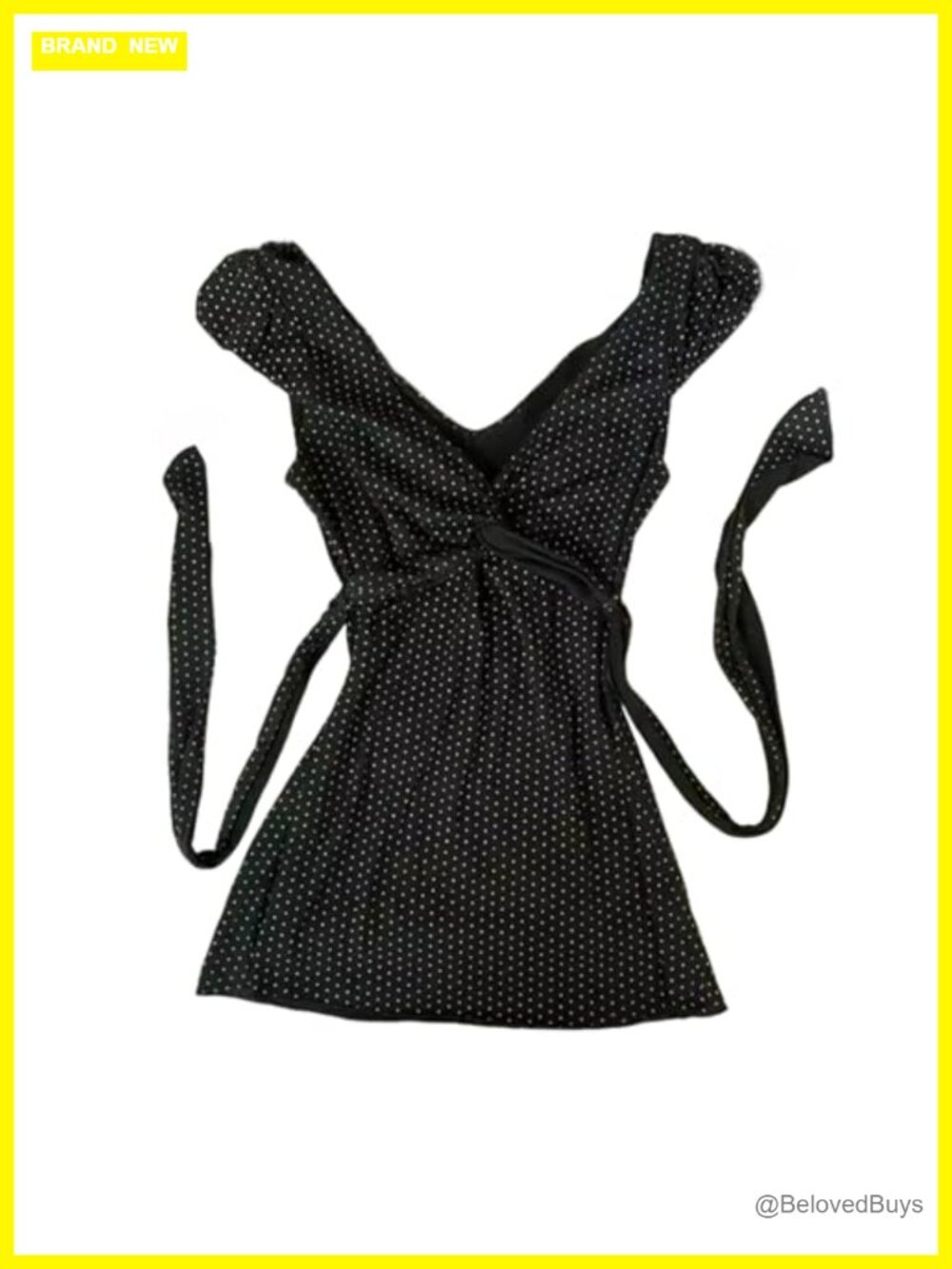 Y2K Lace Bow Coquette Babydoll Crop Top Sweetheart Neck Short Sleeve